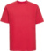 Tričko z ťažkej bavlny "Authentic" - Russel, farba - bright red, veľkosť - XS