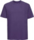 Tričko z ťažkej bavlny "Authentic" - Russel, farba - purple, veľkosť - S