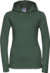 Dámska mikina s kapucňou "Authentic" - Russel, farba - bottle green, veľkosť - L