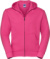 Pánska mikina s kapucňou "Authentic" - Russel, farba - fuchsia, veľkosť - XS