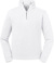 Mikina s 1/4 zipsom „Authentic“ - Russel, farba - white, veľkosť - 3XL