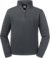 Mikina s 1/4 zipsom „Authentic“ - Russel, farba - convoy grey, veľkosť - L