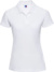 Dámske polo tričko piqué - Russel, farba - white, veľkosť - XS