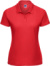 Dámske polo tričko piqué - Russel, farba - bright red, veľkosť - M