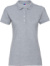 Dámske elastické polo tričko z piké úpletu - Russel, farba - light oxford, veľkosť - XS