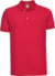 Pánske elastické piké polo tričko - Russel, farba - classic red, veľkosť - XL