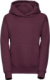 Detská mikina s kapucňou - Russel, farba - burgundy, veľkosť - 116