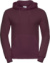 Mikina s kapucňou - Russel, farba - burgundy, veľkosť - XXL