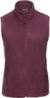 Dámska fleecová vesta - Russel, farba - burgundy, veľkosť - XL