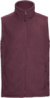 Fleecová vesta - Russel, farba - burgundy, veľkosť - XS