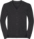 Pánsky pletený kardigán s výstrihom do V - Russel, farba - charcoal marl, veľkosť - XXL