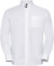 Košeľa Oxford s dlhým rukávom - Russel, farba - white, veľkosť - 6XL