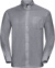 Košeľa Oxford s dlhým rukávom - Russel, farba - silver, veľkosť - 6XL