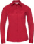 Popelínová blúzka s dlhým rukávom - Russel, farba - classic red, veľkosť - S
