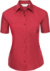 Popelínová blúzka s krátkym rukávom - Russel, farba - classic red, veľkosť - XXL