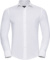 Elastická košeľa s dlhým rukávom - Russel, farba - white, veľkosť - 3XL