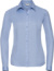Dámska blúzka s dlhým rukávom, vzor rybia kosť - Russel, farba - light blue, veľkosť - L