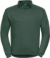 Pracovná mikina s golierom - Russel, farba - bottle green, veľkosť - XL
