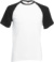 Raglánové tričko - FOM, farba - white/black, veľkosť - L