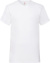 Tričko s výstrihom do V - FOM, farba - white, veľkosť - 4XL