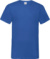Tričko s výstrihom do V - FOM, farba - royal blue, veľkosť - S