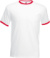 Dámske tielko s racerback chrbtom - FOM, farba - white/red, veľkosť - S
