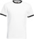 Dámske tielko s racerback chrbtom - FOM, farba - white/black, veľkosť - XL