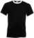 Dámske tielko s racerback chrbtom - FOM, farba - black/white, veľkosť - XL