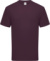 Pánske tričko s vysokou gramážou - FOM, farba - dark plum, veľkosť - XL