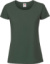 Dámske tričko z ťažkej bavlny - FOM, farba - bottle green, veľkosť - L