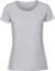 Dámske tričko z ťažkej bavlny - FOM, farba - heather grey, veľkosť - XS