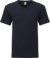 Tričko s výstrihom do V - FOM, farba - deep navy, veľkosť - S