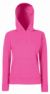 Dámska mikina s kapucňou - FOM, farba - fuchsia, veľkosť - XS