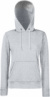 Dámska mikina s kapucňou - FOM, farba - heather grey, veľkosť - M