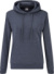 Dámska mikina s kapucňou - FOM, farba - vintage heather navy, veľkosť - L