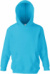 Detská mikina s kapucňou - FOM, farba - azure blue, veľkosť - 116