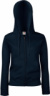 Dámska mikina s kapucňou - FOM, farba - deep navy, veľkosť - XXL