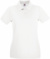 Dámske polokošeľa z piké materiálu - FOM, farba - white, veľkosť - XL