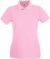 Dámske polokošeľa z piké materiálu - FOM, farba - light pink, veľkosť - L