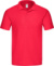 Pánske polotričko z piké materiálu - FOM, farba - red, veľkosť - 3XL