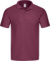Pánske polotričko z piké materiálu - FOM, farba - burgundy, veľkosť - M