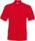 Polo tričko Piqué z ťažkej bavlny - FOM, farba - red, veľkosť - XL