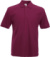 Polo tričko Piqué z ťažkej bavlny - FOM, farba - burgundy, veľkosť - 3XL