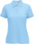 Dámske polotričko s pique úpletom - FOM, farba - sky blue, veľkosť - XS