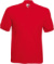 Polokošeľa Piqué - FOM, farba - red, veľkosť - XL