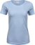 Dámske elastické tričko - Tee Jays, farba - light blue, veľkosť - M