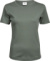 Dámske tričko Interlock - Tee Jays, farba - leaf green, veľkosť - S