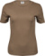 Dámske tričko Interlock - Tee Jays, farba - wood, veľkosť - S