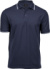 Pánske elastické polo tričko „Stripe“ z piké úpletu - Tee Jays, farba - navy/white, veľkosť - L