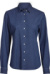 Džínsová blúzka s dlhým rukávom - Tee Jays, farba - blue denim, veľkosť - XL